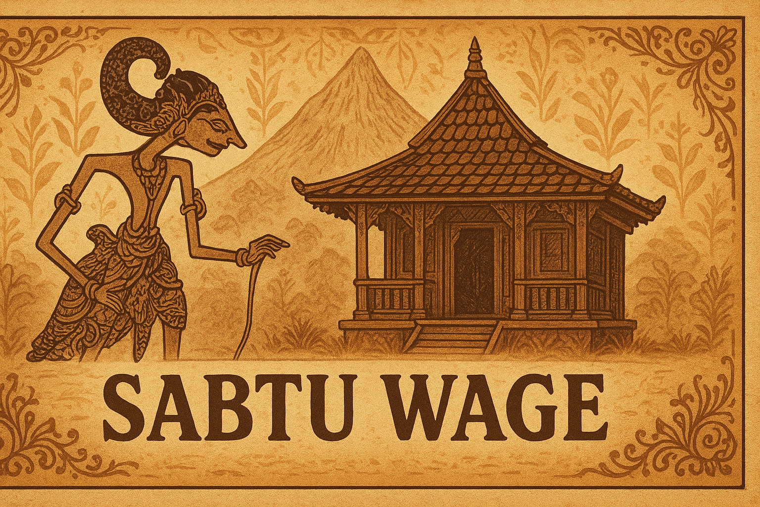 kalender jawa weton Sabtu Wage